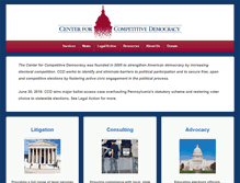 Tablet Screenshot of competitivedemocracy.org